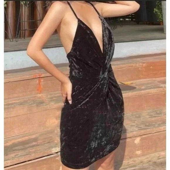 Zara | Dresses | New Zara Black Velvet Mini Dress With Open Back Size Xs | Poshmark Zara | Dresses | New Zara Black Velvet Mini Dress With Open Back Size Xs | Poshmark